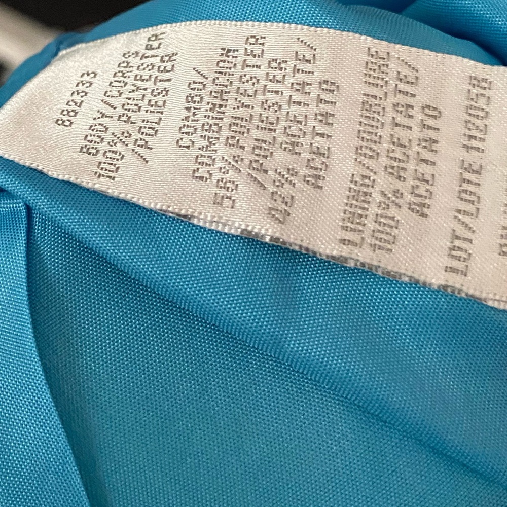 THEIA floral blue dress sz-4 - Picture 6 of 7